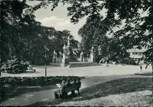 Ansichtskarte Worms Lutherdenkmal Luther-Denkmal 1967