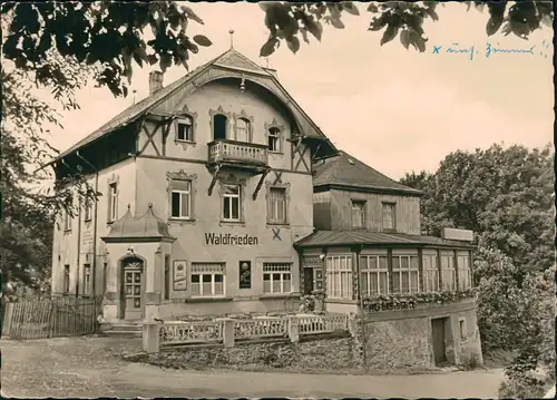 Augustusburg Erzgebirge Augustusburg - HOG Waldfrieden DDR AK 1966/1958