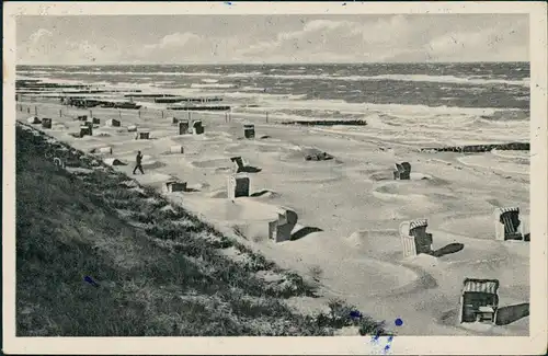 Ansichtskarte Ahrenshoop Strand Ostsee Ostseebad zur DDR-Zeit 1959/1958
