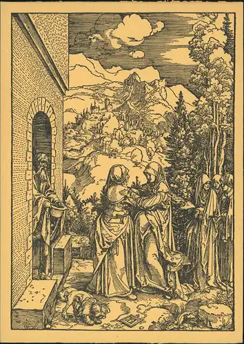 Ansichtskarte  Künstlerkarte Künstler ALBRECHT DÜRER: Heimsuchung 1940