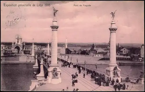 Lüttich Luik Lîdje Exposition Universelle Pont de Fragnée 1905