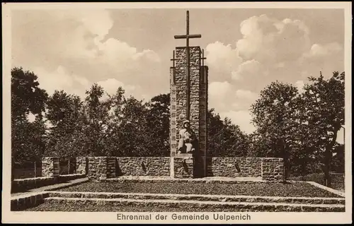 Ansichtskarte Ülpenich-Zülpich Ehrenmal der Gemeinde Uelpenich 1920