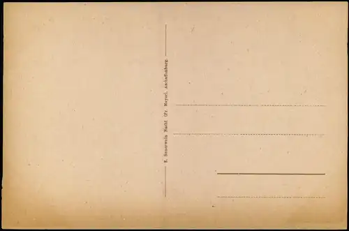 Ansichtskarte Aschaffenburg Stiftsplatz mit Stiftskirche (Künstlerkarte) 1921