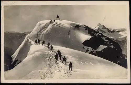 Innertkirchen  Titlisspitze Bergsteiger 1925   Stempel ENGELBERG (nach Lübeck)