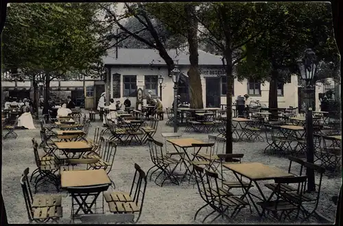 Dresden Restauration Onkel Toms Hütte Großes Ostra-Gehege 1916