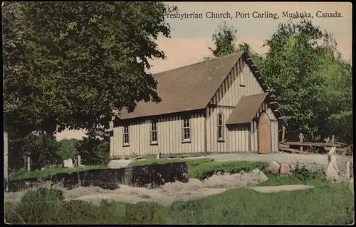 Muskoka Presbyterian Church, Port Carling, Muskoka, Canada Kanada 1910