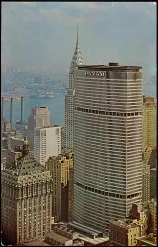 Manhattan-New York City Hochhaus Skyscraper PAN AM BUILDING 1974