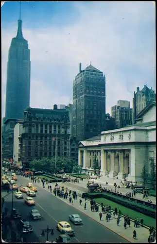 Manhattan-New York City  5th Avenue   Skyscraper 1955  (Nachgebührstempel)