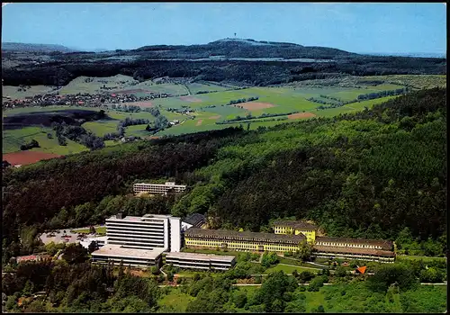 Höxter (Weser) Luftbild WESERBERGLAND-KLINIK Gesamtansicht v. Flugzeug aus 1987