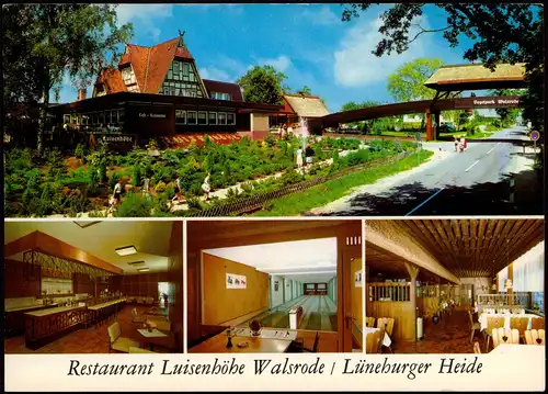 Ansichtskarte Walsrode Restaurant Luisenhöhe Walsrode Lüneburger Heide 1976
