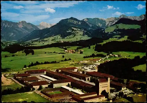 Ansichtskarte Sonthofen Generaloberst-Beck-Kaserne vom Flugzeug aus 1966/1965