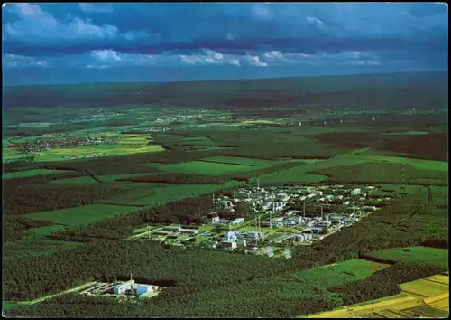 Ansichtskarte Karlsruhe Kernforschungszentrum, Luftbild 1985