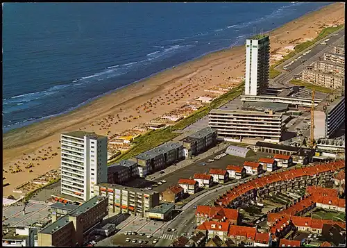 Postkaart Zandvoort Luftbild, Luchtopname 1977