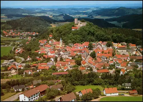 Ansichtskarte Falkenstein (Bayerischer Wald) Luftbild Luftaufnahme 1983