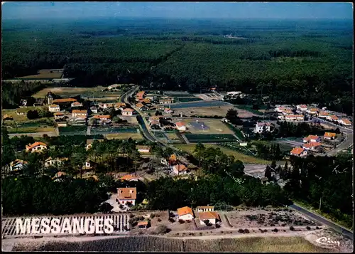 CPA Messanges Landes Luftbild, Vue generale aerienne 1986