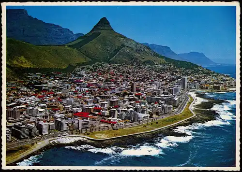 Postcard Kapstadt Kaapstad Luftbild 1973