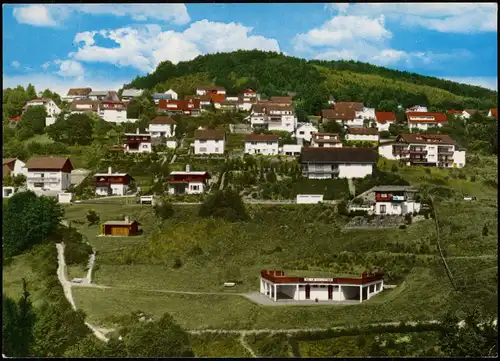 Ansichtskarte Wieda (Harz) Blick auf Käseberg mit Liegehalle 1975