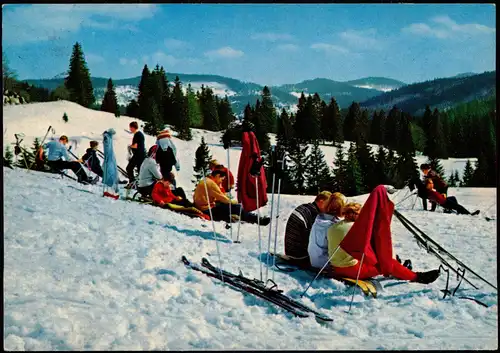 .Baden-Württemberg Winterfreuden im Schwarzwald (Mittelgebirge) 1972