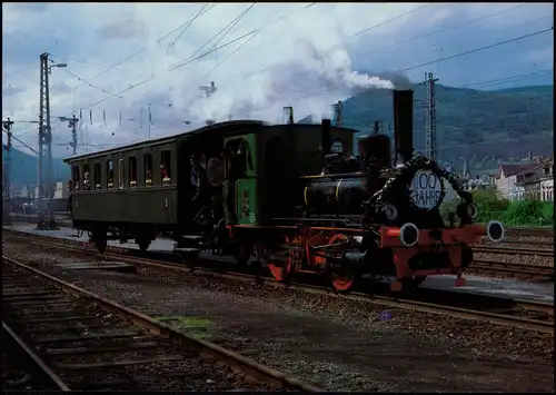 Sonderzug Lokomotive BERG im Bahnhof Neustadt an der Weinstrasse 1983