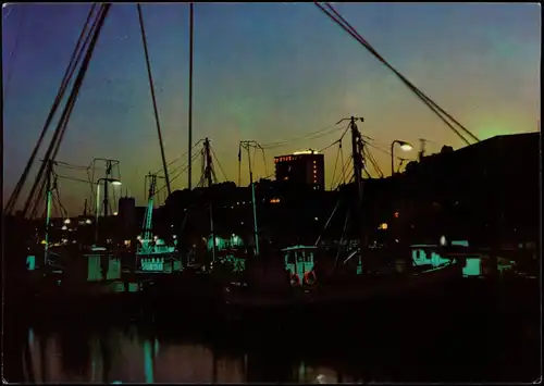 Saßnitz Insel Rügen, Blick von der Mole 1976