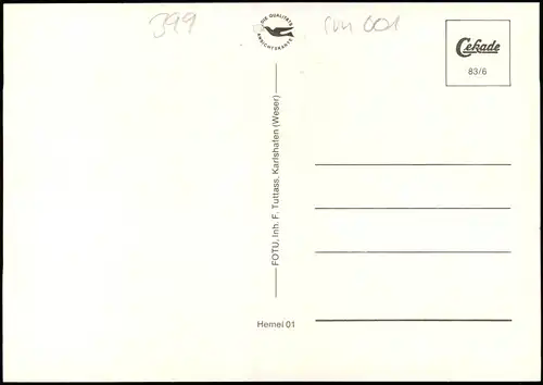 Glashütte (Hemeln) Gruss-Aus-Mehrbild-AK mit 4 Ortsansichten Hemeln Weser 1983