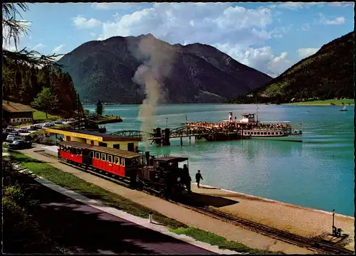 Ansichtskarte Achensee Zahnradbahn, Dampfer 1978