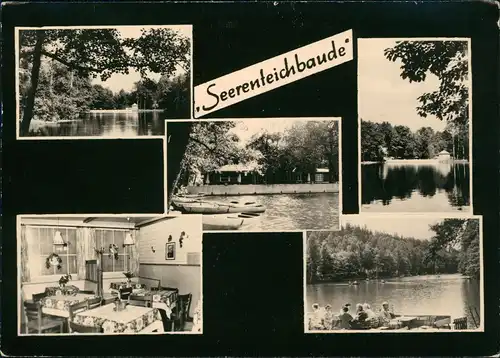 Dorfhain-Tharandt Seerenteichbaude, Mehrbild mit Innenansichten 1964