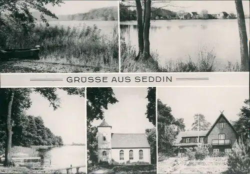Ansichtskarte Seddin-Seddiner See Stadtteilansichten 1973