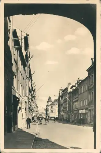 Ansichtskarte Crimmitschau Silberstraße 1955