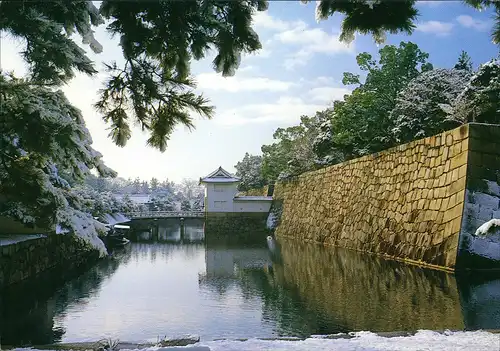 Postcard Kyoto Kyōto-shi (京都市) Burg Nijō 1994