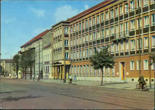 Dessau-Dessau-Roßlau Café "Tirana" in der Wilhelm-Pieck-Straße zur DDR-Zeit 1962