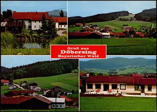 Döbersing Weiding LK Cham Mehrbild-AK Döbersing  Gleißenberg (Bayer. Wald) 1975