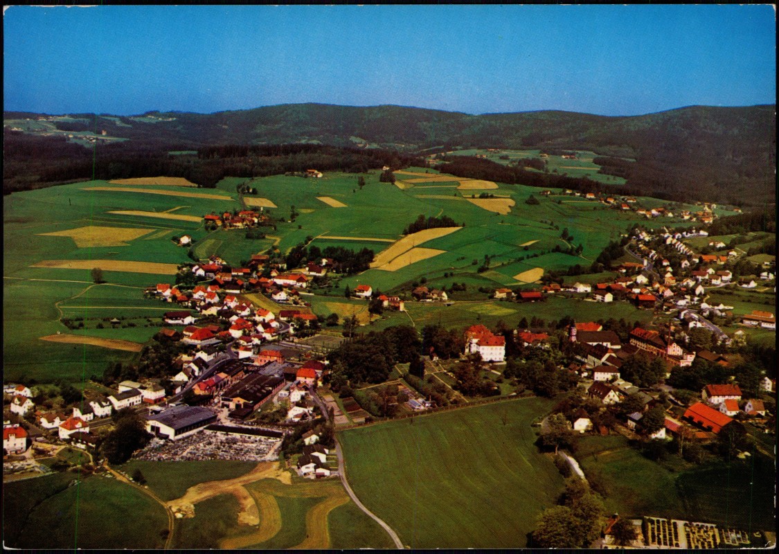 Friedenfels (Oberpfalz Lk Tirschenreuth) Luftbild Naturpark Steinwald ...