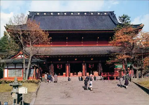 Postcard Japan San-Butsu-Do Temple, Japan Nippon Tempel Anlage 1990