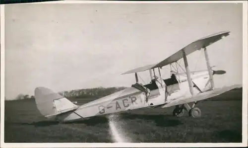 Ansichtskarte  Flugzeug De Havilland DH.60G III Moth Major, 5079 G-ACRI 1940