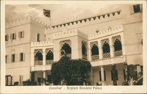 Sansibar Zanzibar زنگبار‎ Britisch Resident Palace Tansania Tanzania 1931
