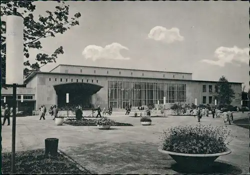 Ansichtskarte Bad Salzuflen Konzerthalle, Parkseite 221963