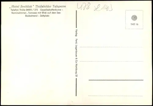 Thülsfelder Talsperre Thülsfelder Talsperre u. Umgebung (Mehrbildkarte) 1970