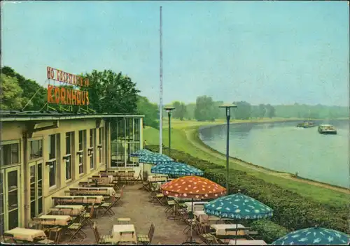 Dessau-Dessau-Roßlau HOG HO-Gaststätte Kornhaus a. d. Elbe (DDR AK) 1965