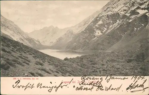 Postcard .Argentinen .Argentina Laguna del Inca - Cordillera 1904