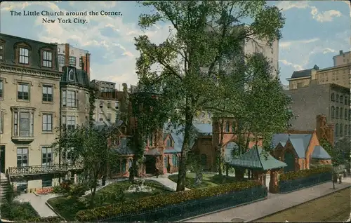 Manhattan-New York City The Little Church around the Corner, New York City 1910