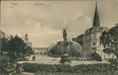 Ansichtskarte Bonn Kaiserplatz 1913