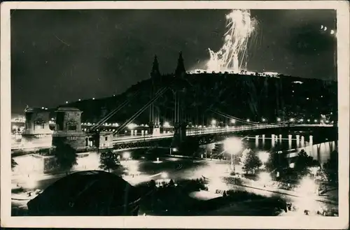 Budapest Tüzijáték a Citadellán Feuerwerk auf der Zitadella 1940