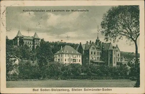 Bad Soden-Salmünster Stolzenberg Kinderheilanstalt Musterschule 1924