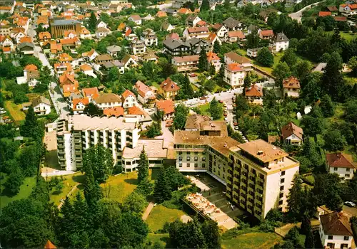 Bad König Luftbild Luftaufnahme Heilbad im Naturpark Odenwald 1980