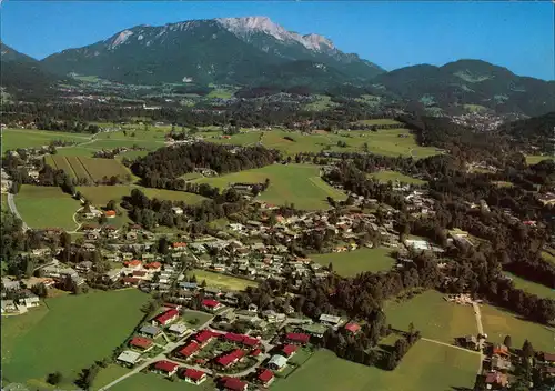 Ansichtskarte Berchtesgaden Blick auf Schönau mit Untersberg 1990