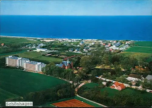 Schönhagen Schlei Ostseebad Schönhagen Luftbild Luftaufnahme 1975
