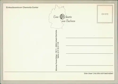 Ansichtskarte Chemnitz Einkaufscentrum Chemnitz-Center (Mehrbildkarte) 2000