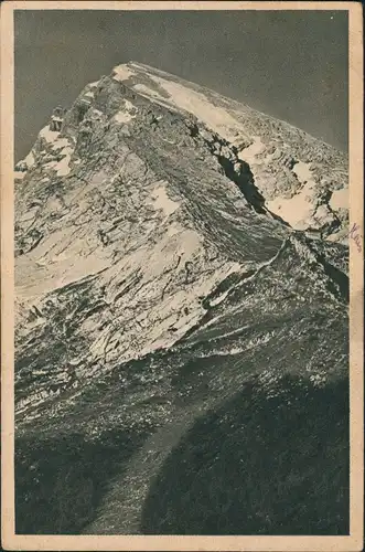 Ansichtskarte Berchtesgaden Watzmann mit Watzmannhaus 1930
