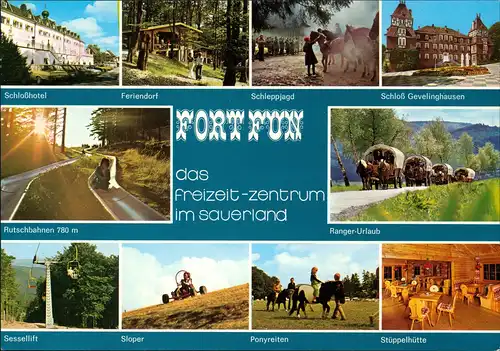 Wasserfall-Bestwig Fort Fun Abenteuerland Freizeitzentrum Sauerland MB 1990